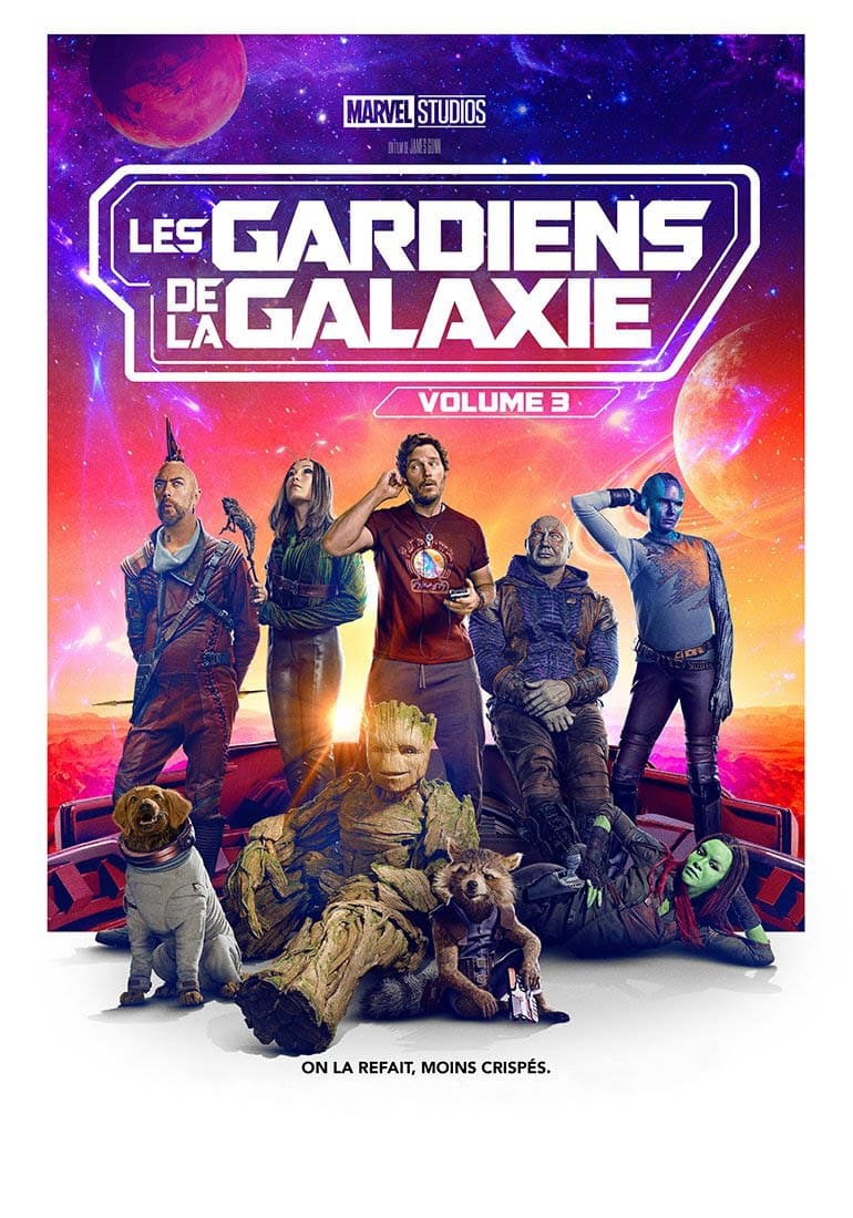 Les Gardiens de la Galaxie : Volume 3 : Affiche officielle