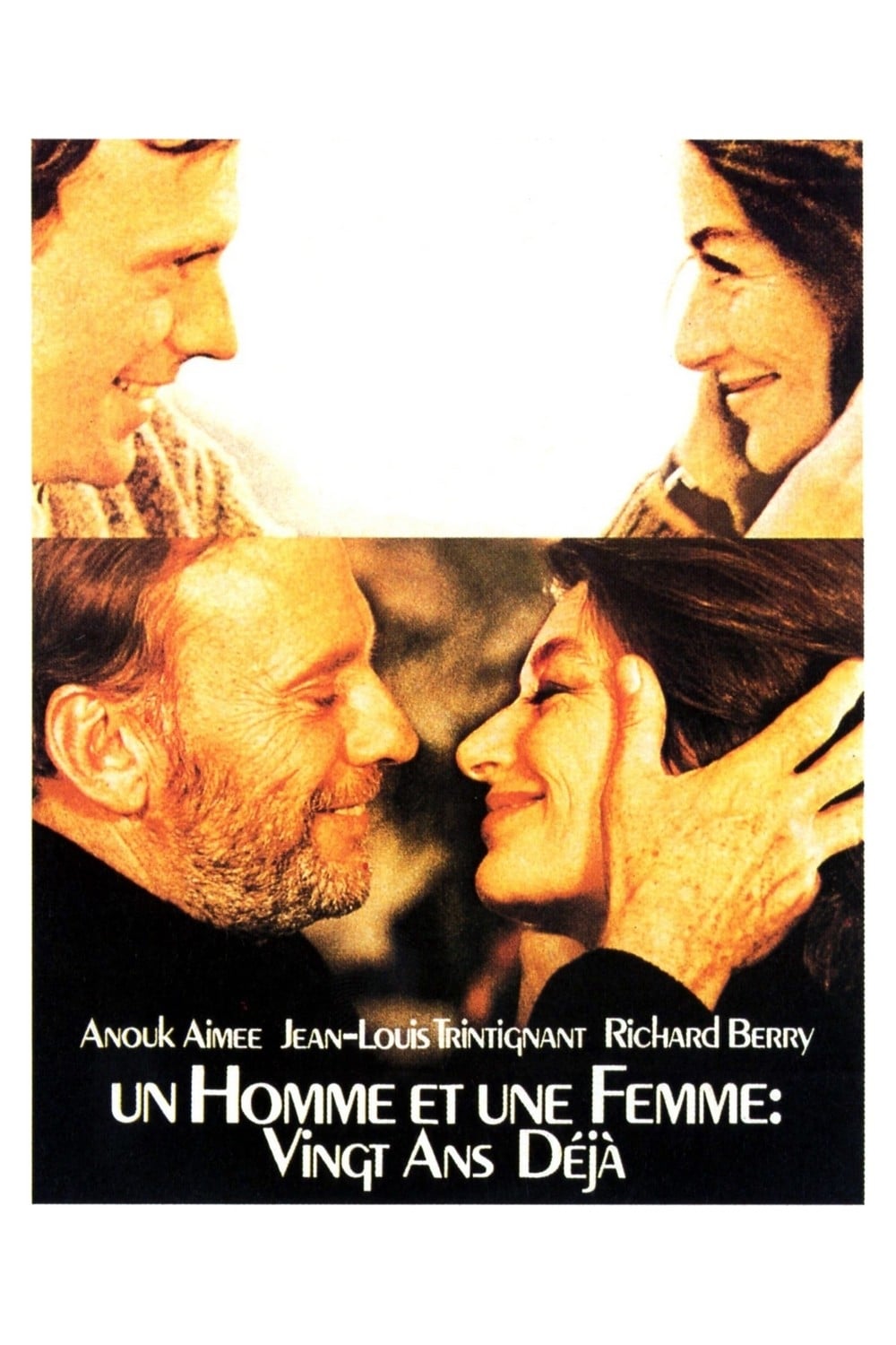 Un homme et une femme, 20 ans déjà : Affiche officielle