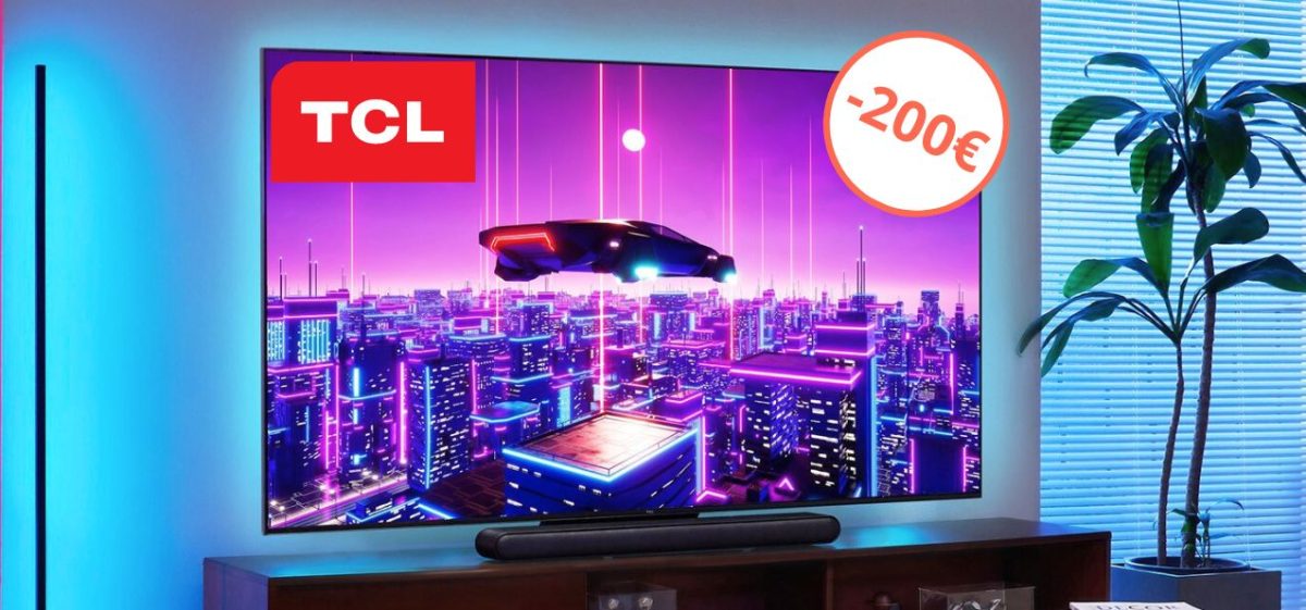 この4K QLEDテレビの価格は、冬の販売中に600ユーロに分類されます